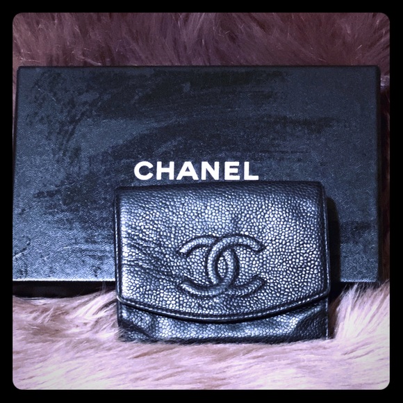 CHANEL Handbags - ‼️SOLD‼️🌸Chanel CC 🖤Black vintage wallet